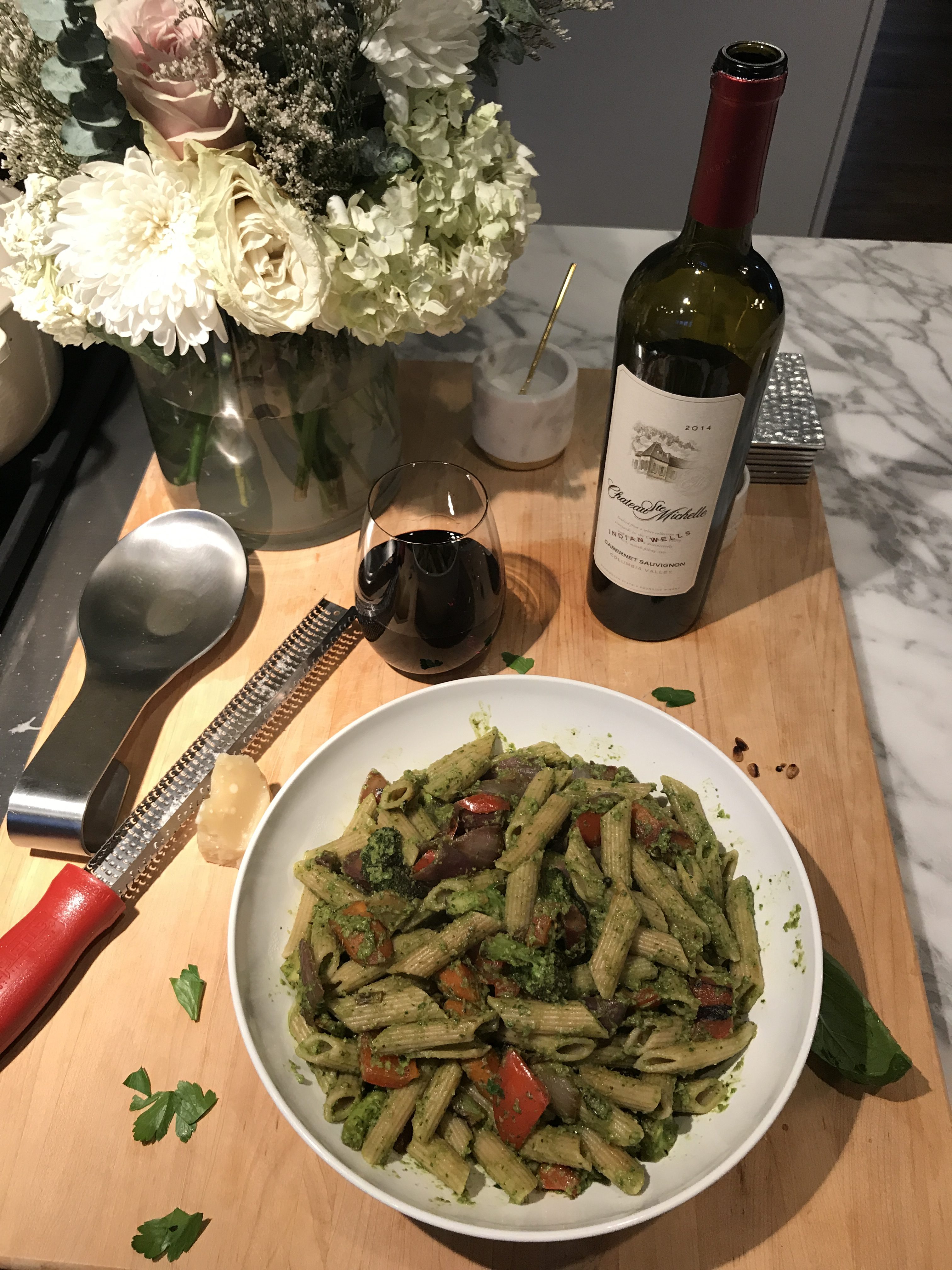 Jumbo Seared Scallops and Wild Rice BREAKING BREAD INSTEAD