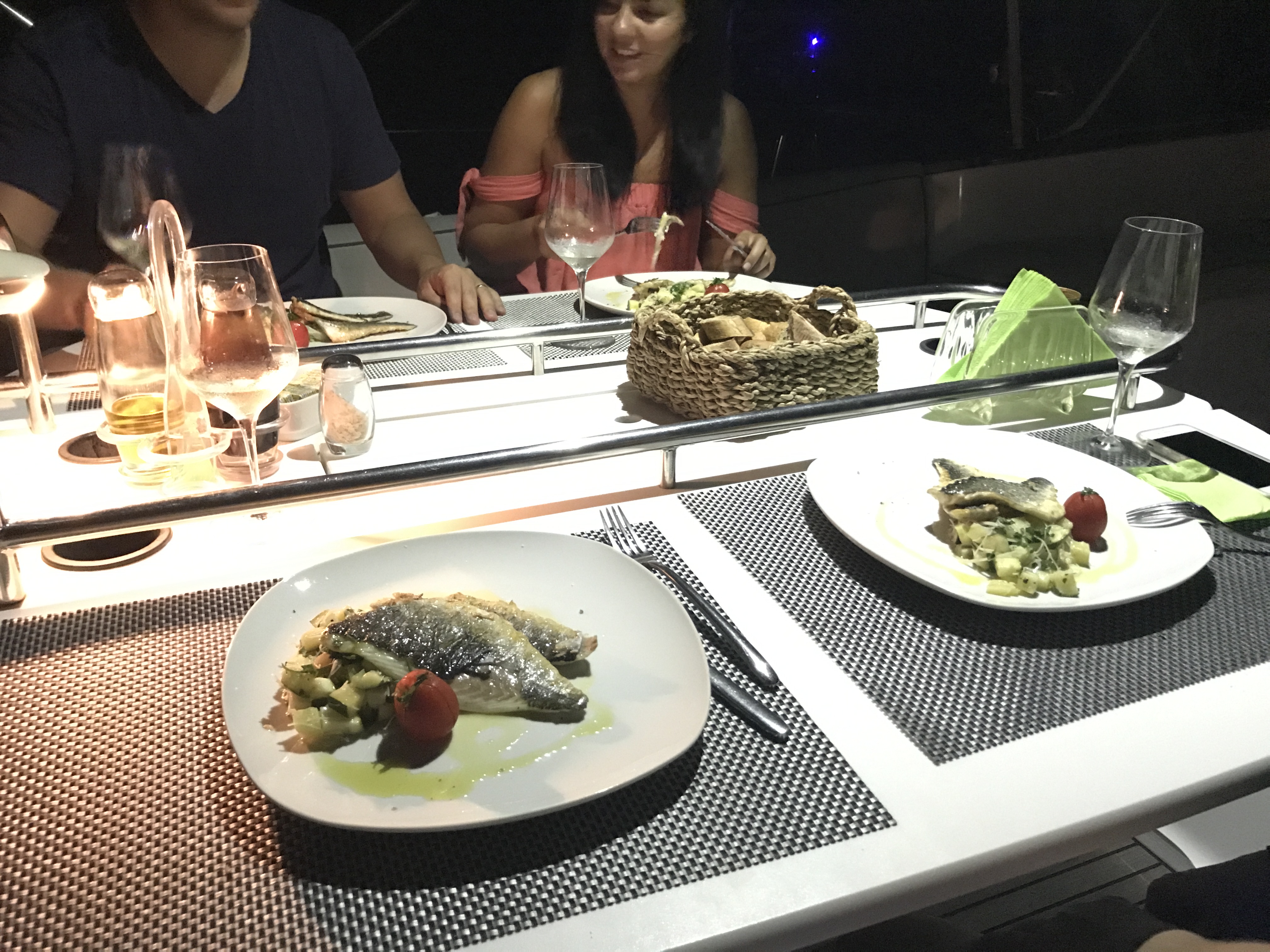 Jumbo Seared Scallops and Wild Rice BREAKING BREAD INSTEAD